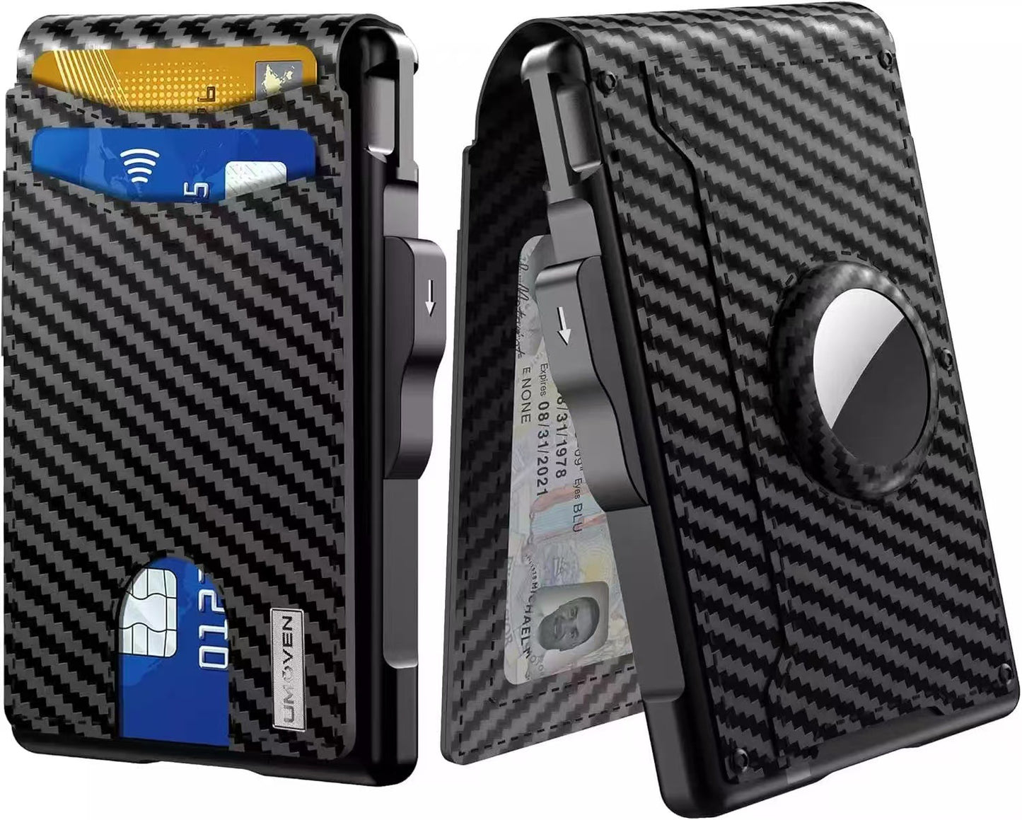RFID Blocking Card Holder – Slim Wallet with Automatic Ejection