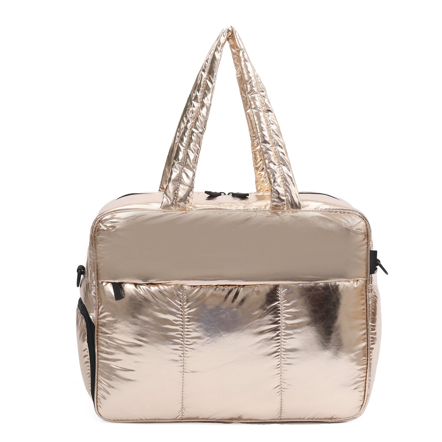 Quilted Nylon Travel Duffle