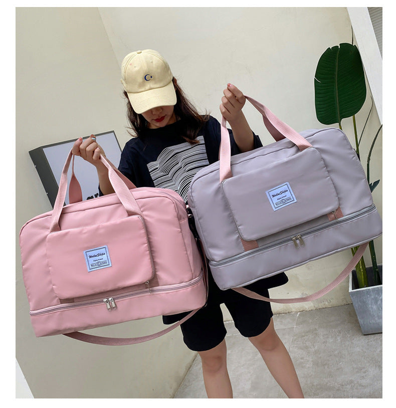 Foldable Travel Trolley Duffle (20–35L)