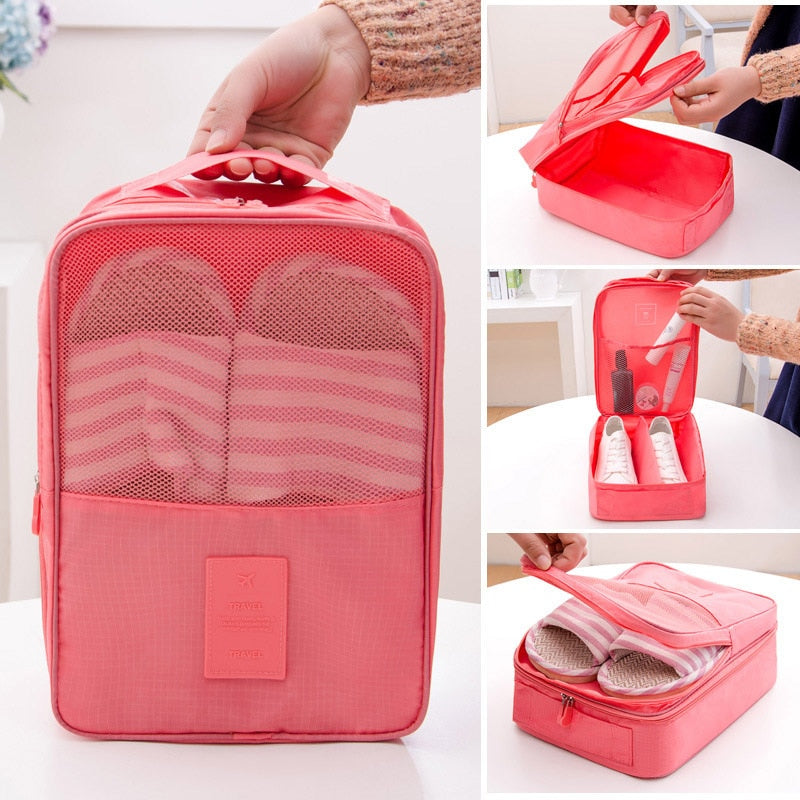 Waterproof Travel Shoe Bag – Portable Shoe Organizer