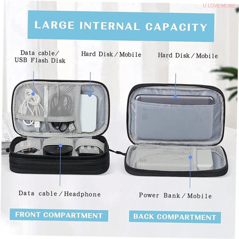 Travel Electronics Organizer – Cable Storage Pouch