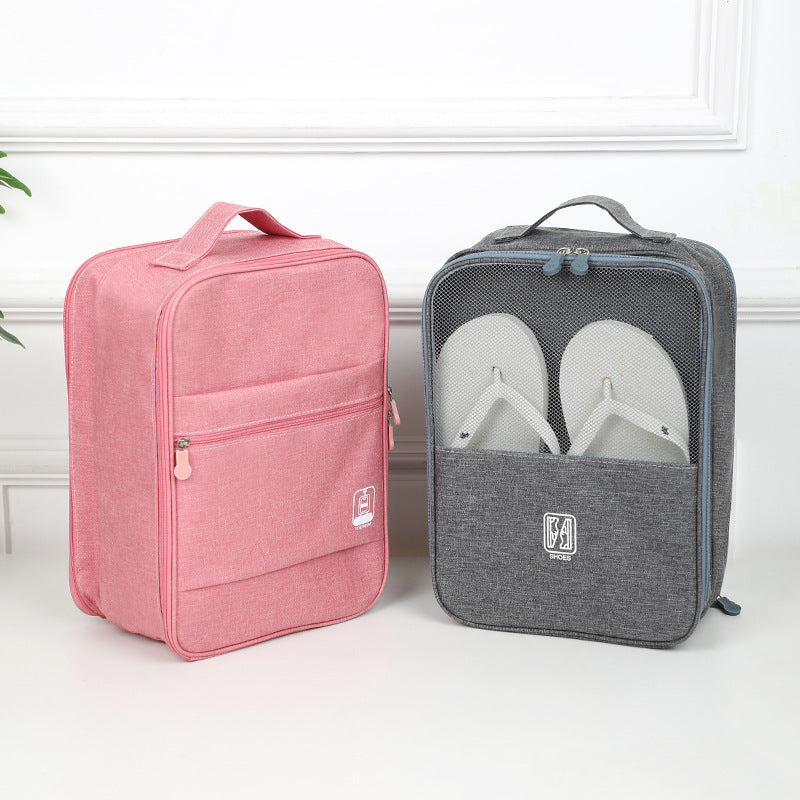 Foldable Travel Shoe Bag – Luggage Organizer with Strap