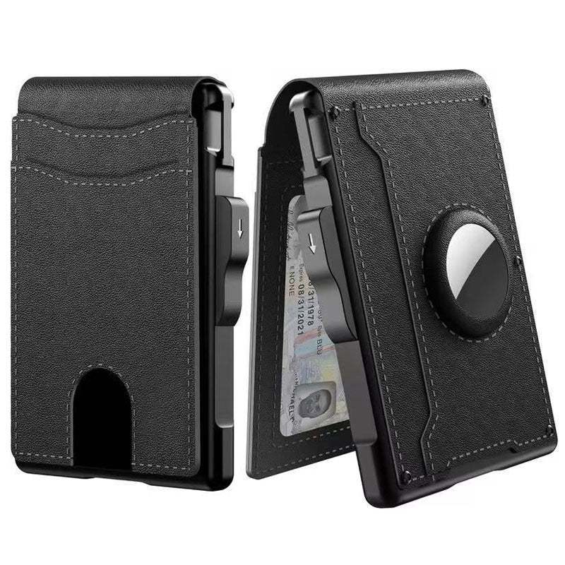 RFID Blocking Card Holder – Slim Wallet with Automatic Ejection
