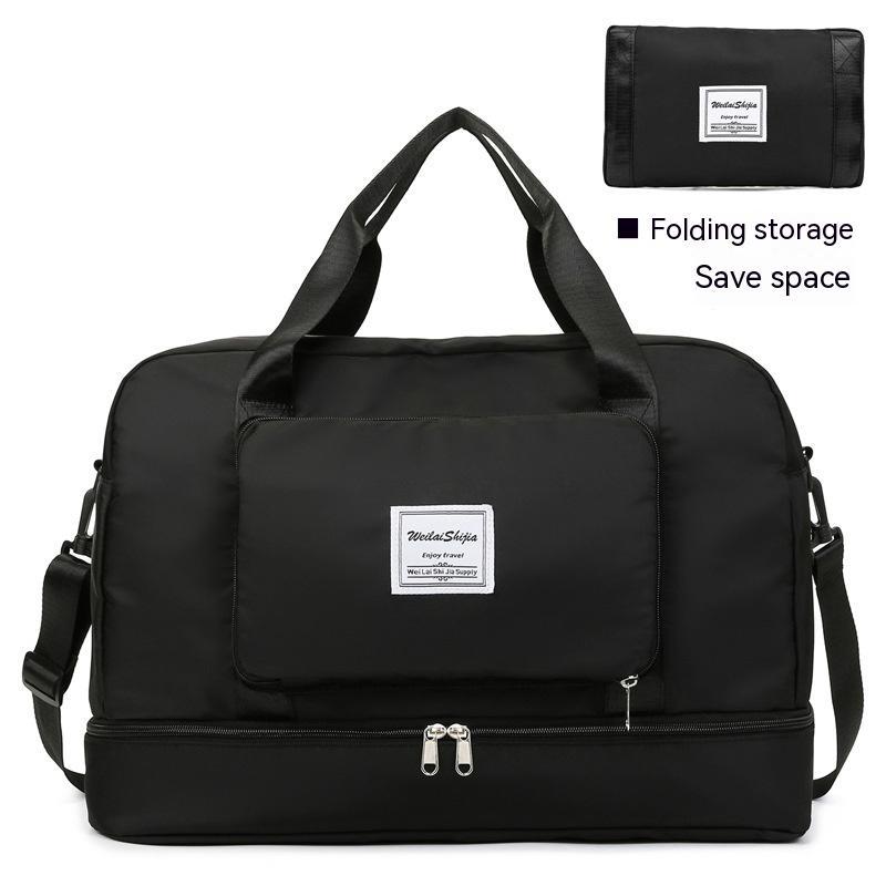 Foldable Travel Trolley Duffle (20–35L)