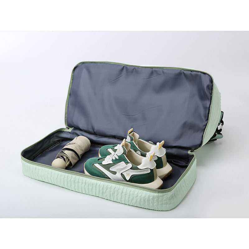 Ruched Travel Duffle with Wet/Dry Compartment