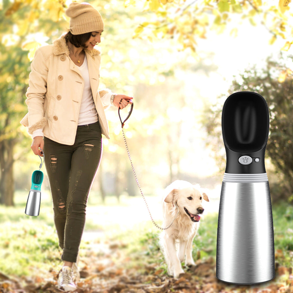 350ml Insulated Pet Travel Mug – Portable Stainless Steel Dog Water Bottle
