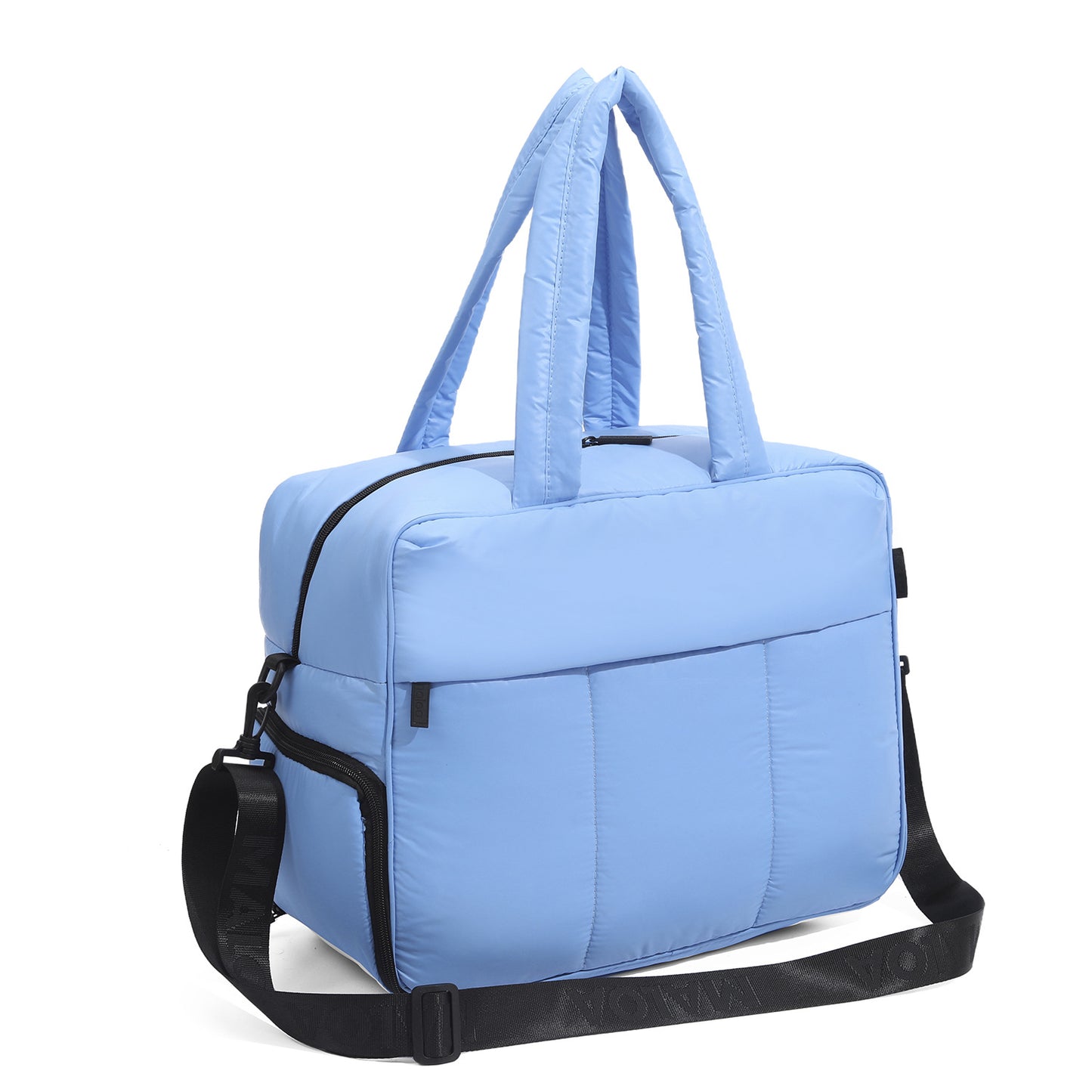 Quilted Nylon Travel Duffle