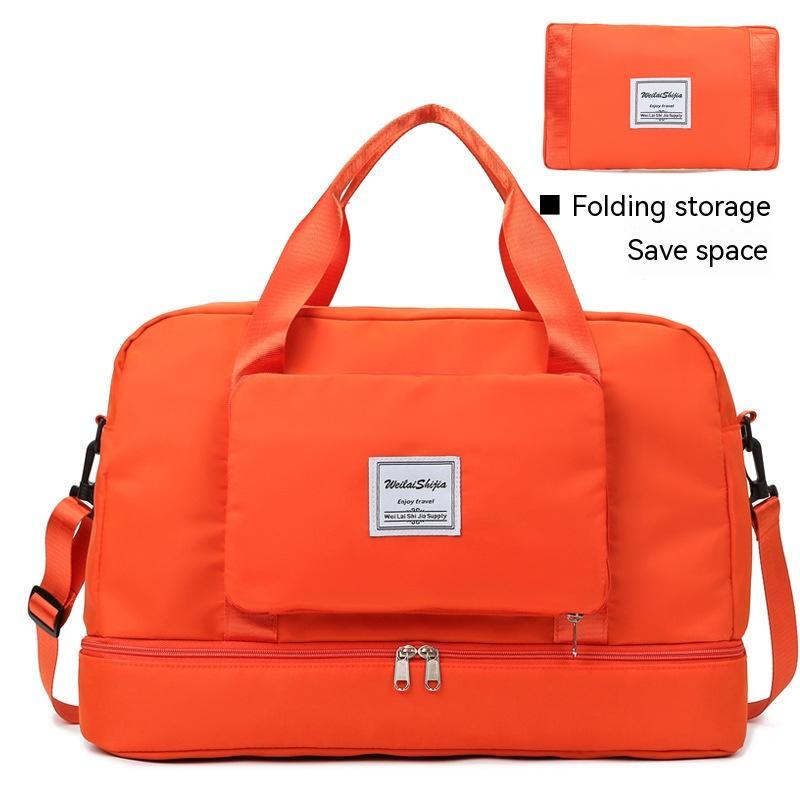 Foldable Travel Trolley Duffle (20–35L)