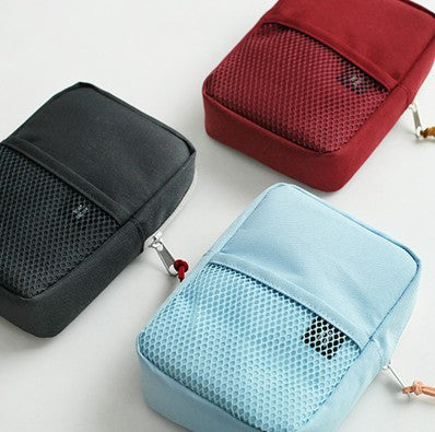Compact Travel Cable Organizer – Tech Storage Pouch