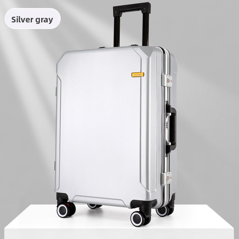 Elite Smart Travel Suitcase – Aluminum Frame, USB Charging, Detachable 360° Wheels