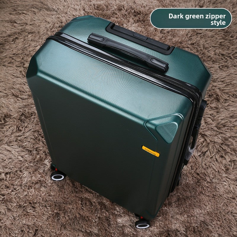 Elite Smart Travel Suitcase – Aluminum Frame, USB Charging, Detachable 360° Wheels