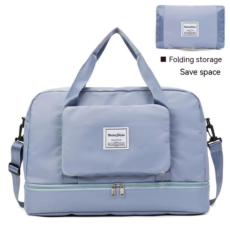 Foldable Travel Trolley Duffle (20–35L)