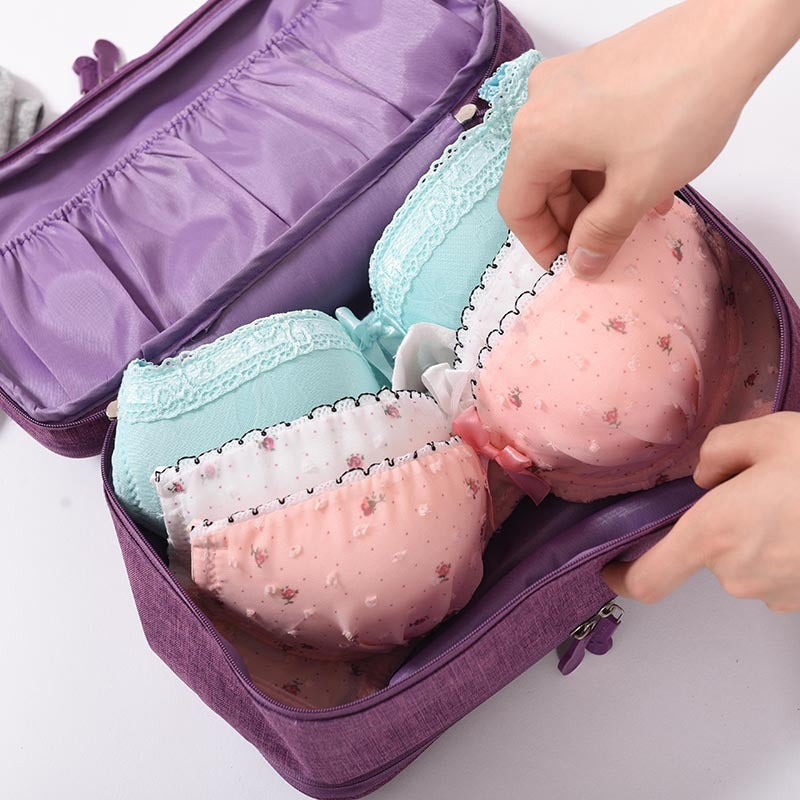 3-Tier Travel Underwear Organizer – Compact Storage Cube