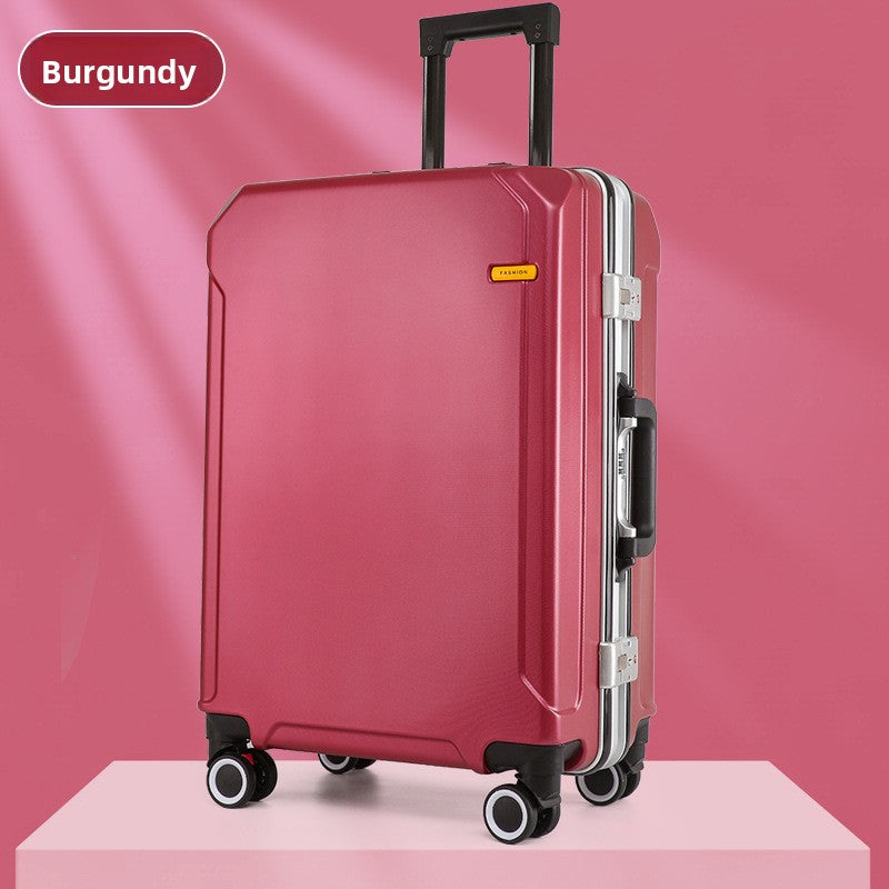 Elite Smart Travel Suitcase – Aluminum Frame, USB Charging, Detachable 360° Wheels