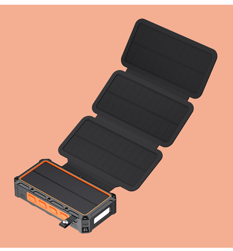 Solar Hand Crank Power Bank – 20000mAh Emergency Charger
