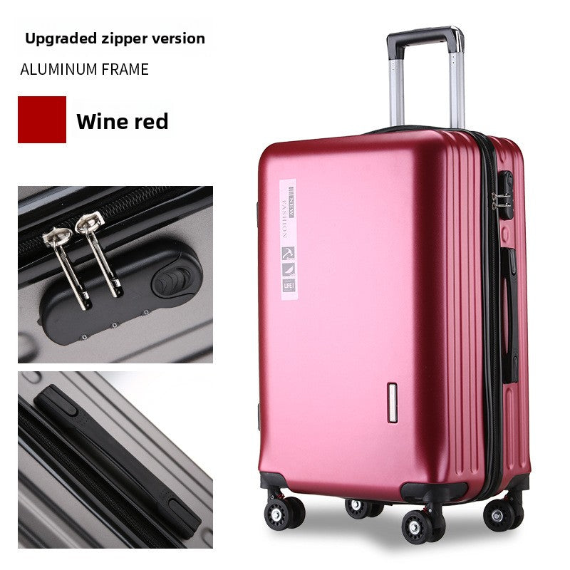20-Inch Aluminum Frame Carry-On Luggage with USB Charging Port & Spinner Wheels