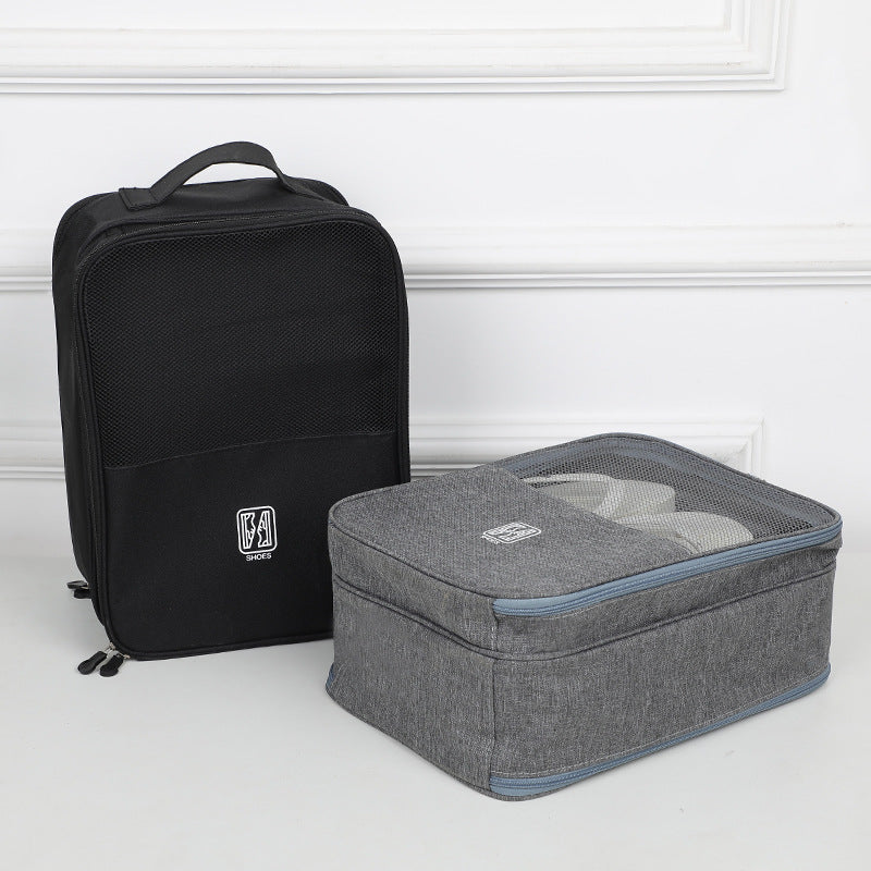 Foldable Travel Shoe Bag – Luggage Organizer with Strap