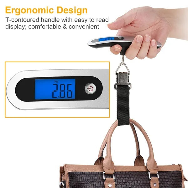 Digital Luggage Scale – 110lb/50kg Portable Travel Scale
