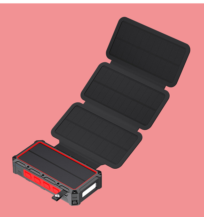Solar Hand Crank Power Bank – 20000mAh Emergency Charger