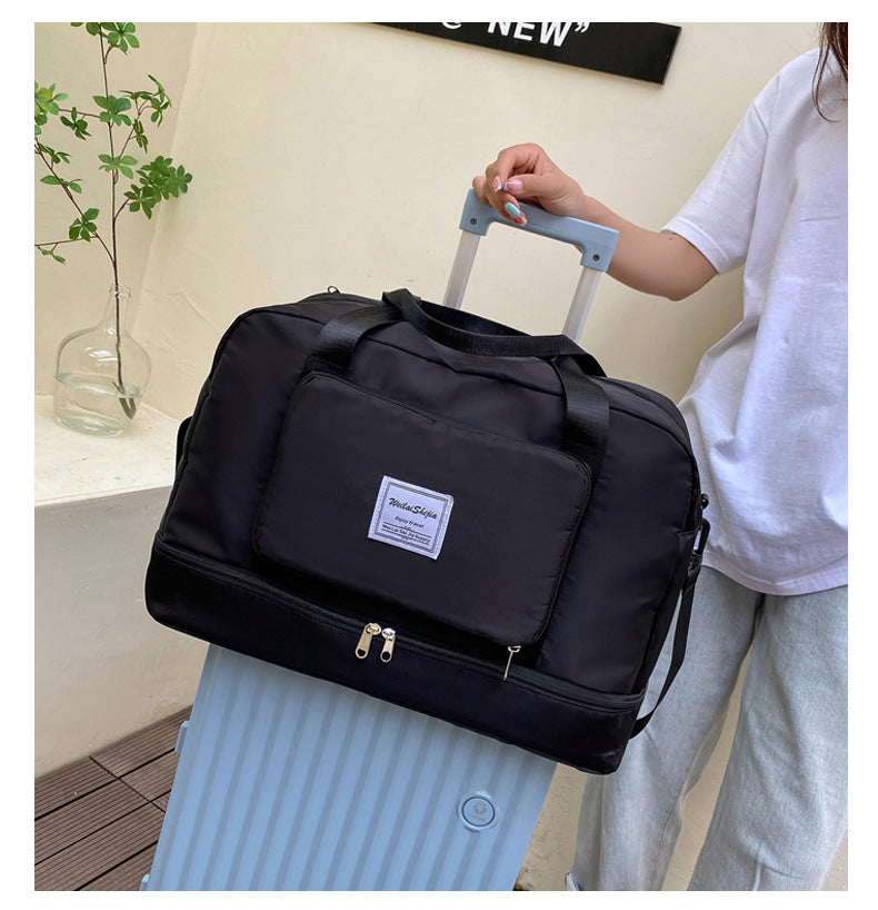 Foldable Travel Trolley Duffle (20–35L)