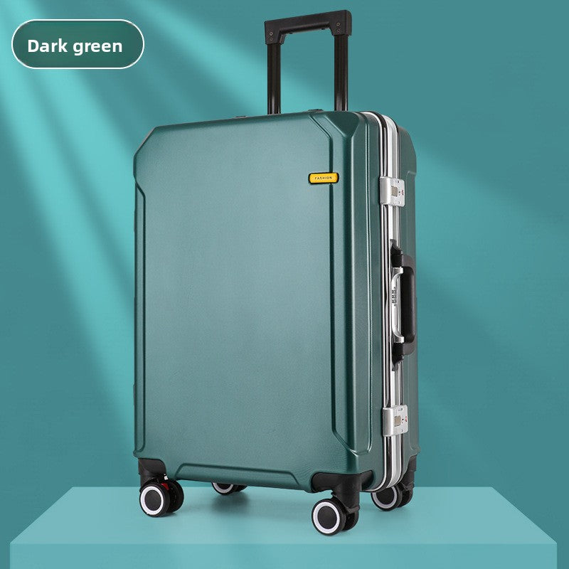 Elite Smart Travel Suitcase – Aluminum Frame, USB Charging, Detachable 360° Wheels