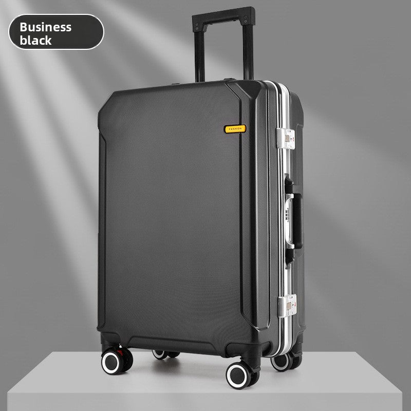 Elite Smart Travel Suitcase – Aluminum Frame, USB Charging, Detachable 360° Wheels