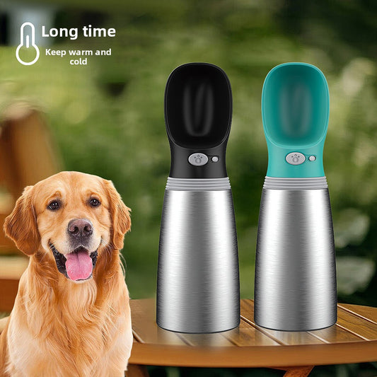 350ml Insulated Pet Travel Mug – Portable Stainless Steel Dog Water Bottle