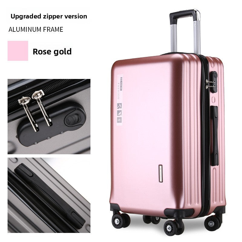 20-Inch Aluminum Frame Carry-On Luggage with USB Charging Port & Spinner Wheels