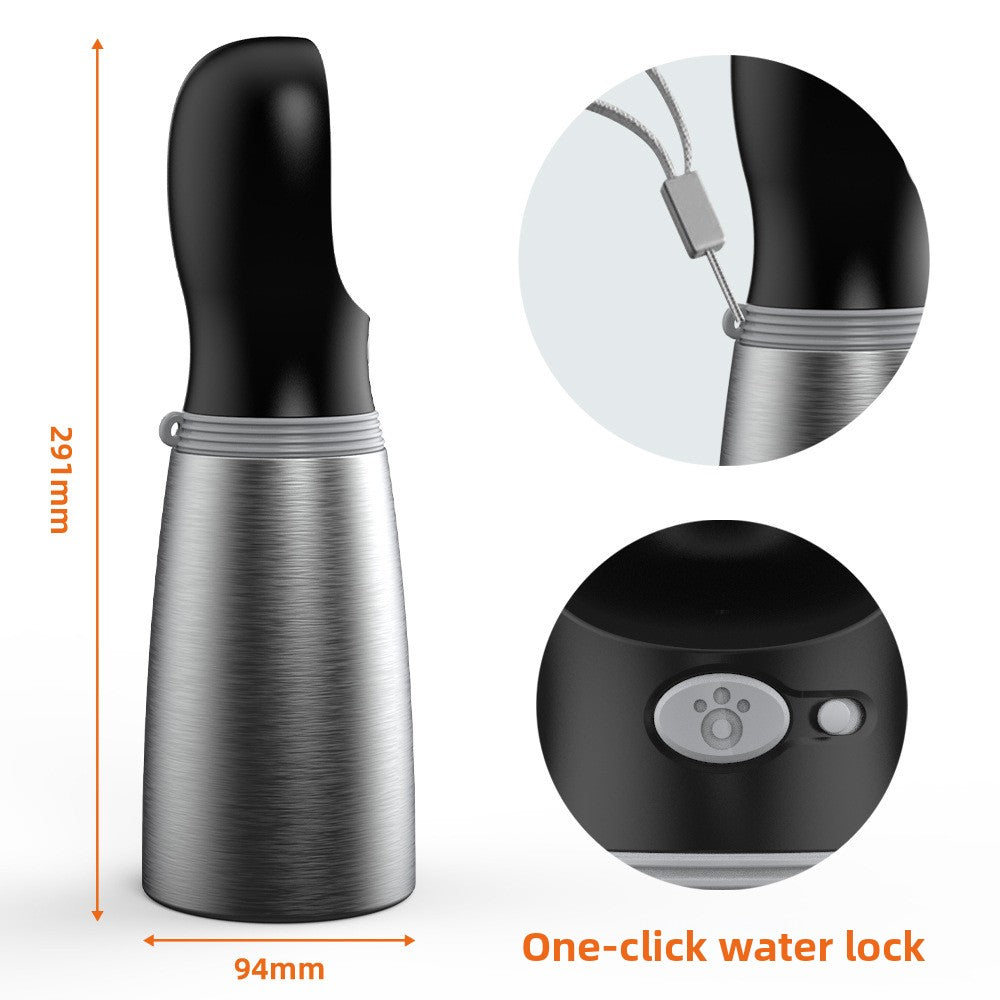 350ml Insulated Pet Travel Mug – Portable Stainless Steel Dog Water Bottle