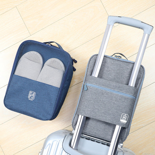 Foldable Travel Shoe Bag – Luggage Organizer with Strap