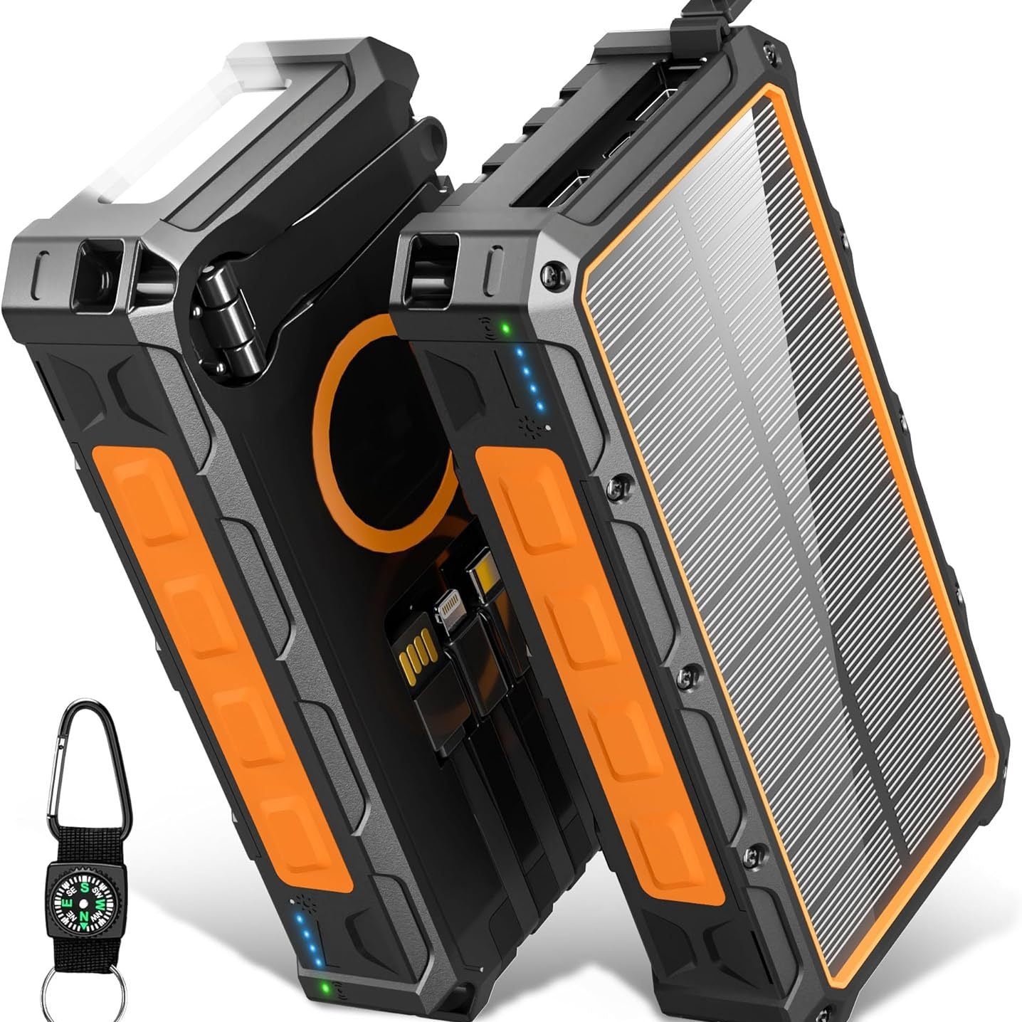 Solar Hand Crank Power Bank – 20000mAh Emergency Charger