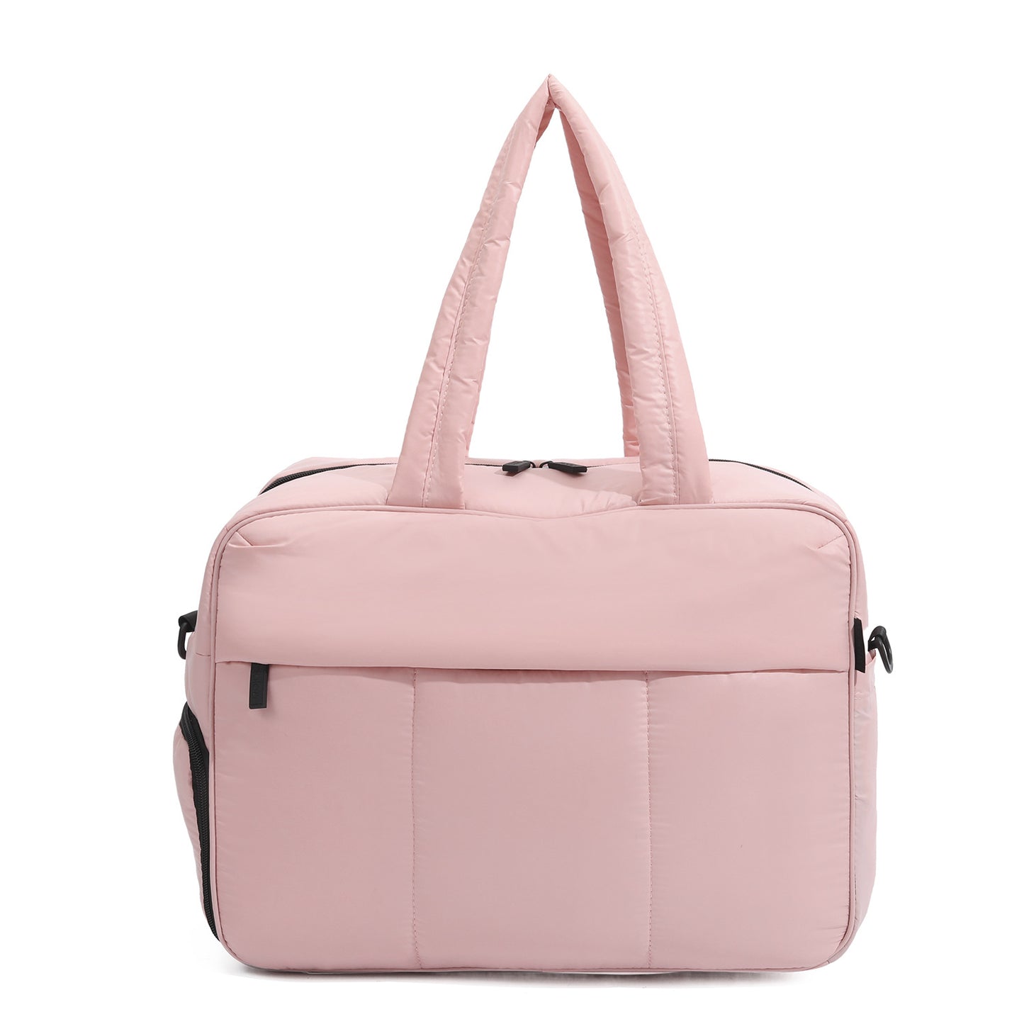 Quilted Nylon Travel Duffle
