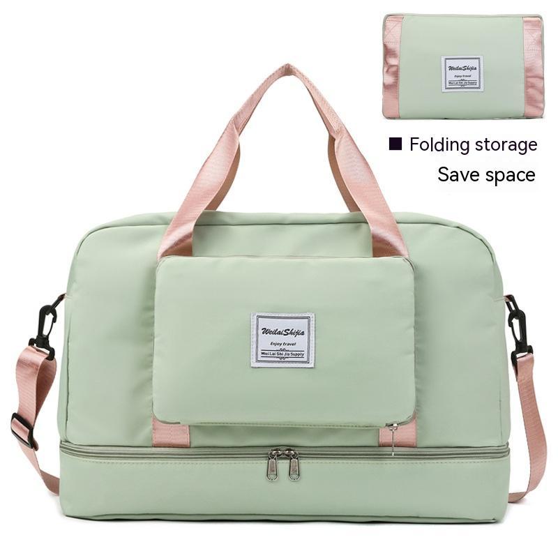 Foldable Travel Trolley Duffle (20–35L)