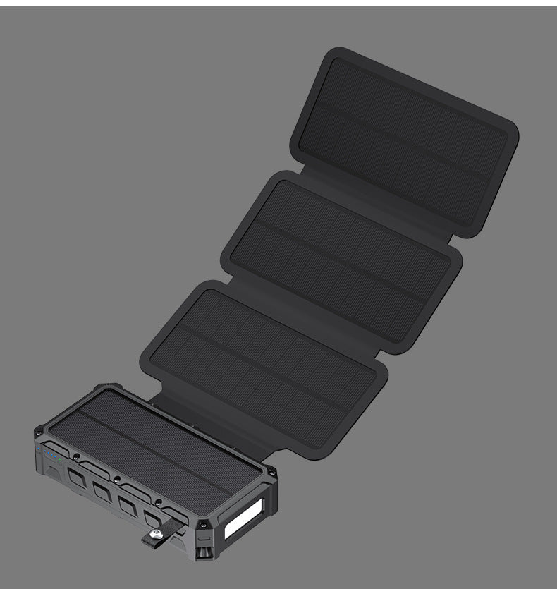 Solar Hand Crank Power Bank – 20000mAh Emergency Charger
