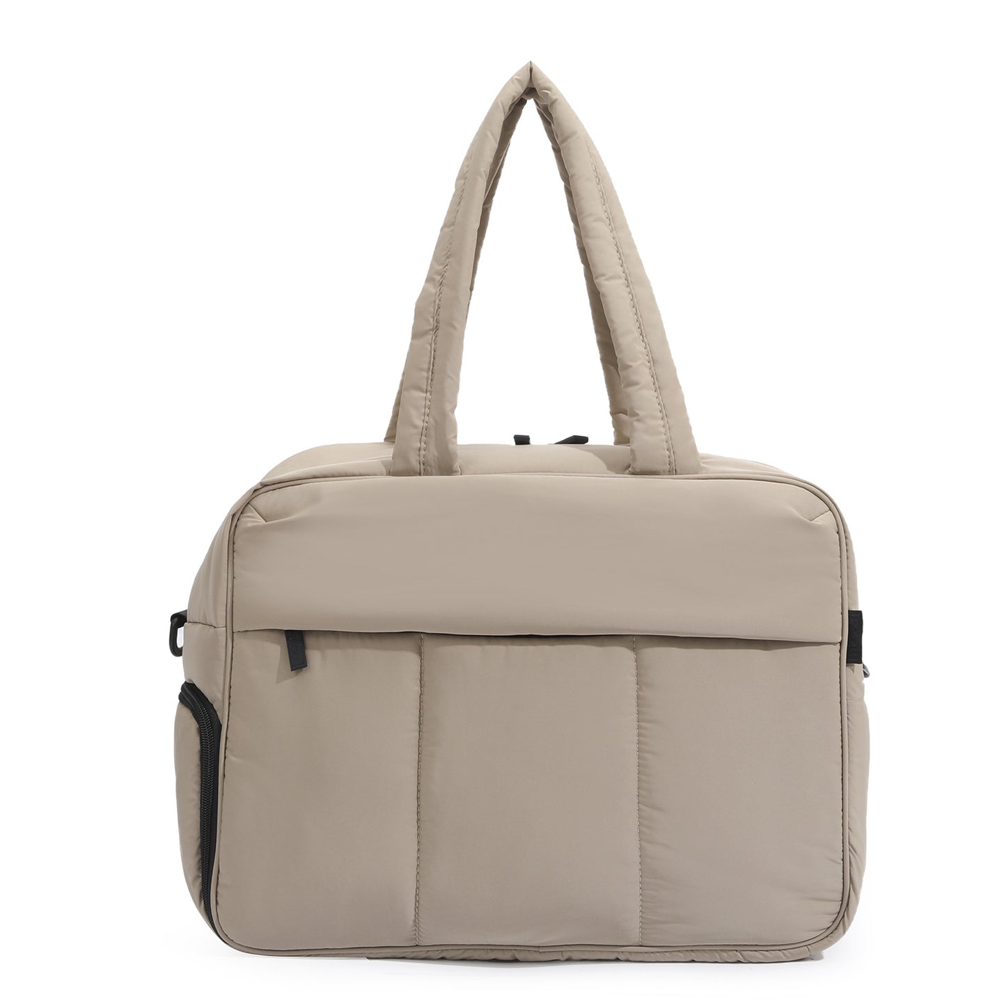 Quilted Nylon Travel Duffle