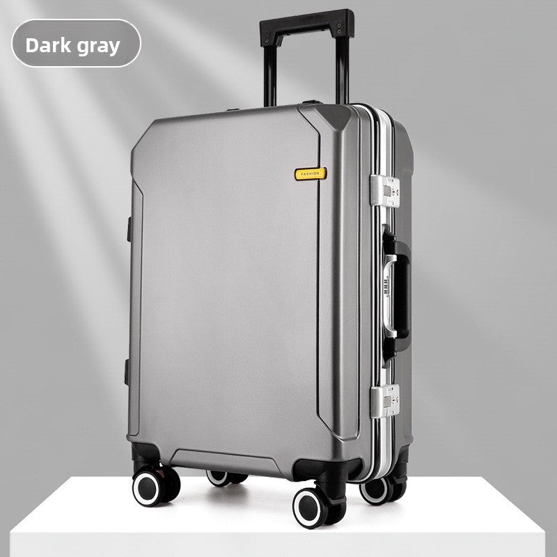 Elite Smart Travel Suitcase – Aluminum Frame, USB Charging, Detachable 360° Wheels