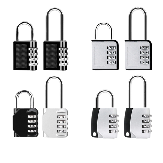 4-Digit Combination Luggage Lock – Travel Security Padlock