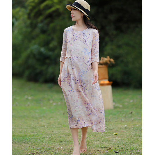 Cotton Linen Travel Dress