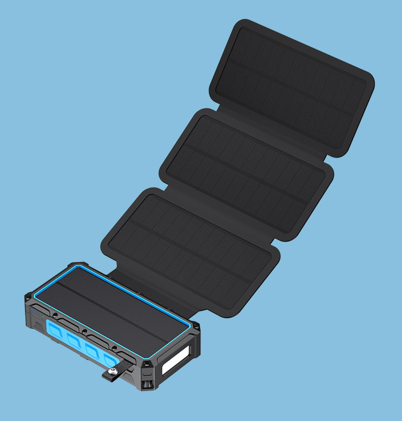 Solar Hand Crank Power Bank – 20000mAh Emergency Charger