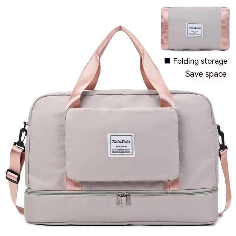 Foldable Travel Trolley Duffle (20–35L)