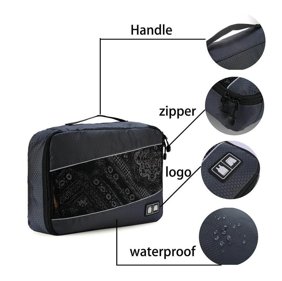 3-Piece Travel Packing Cubes – Luggage Organizer Set