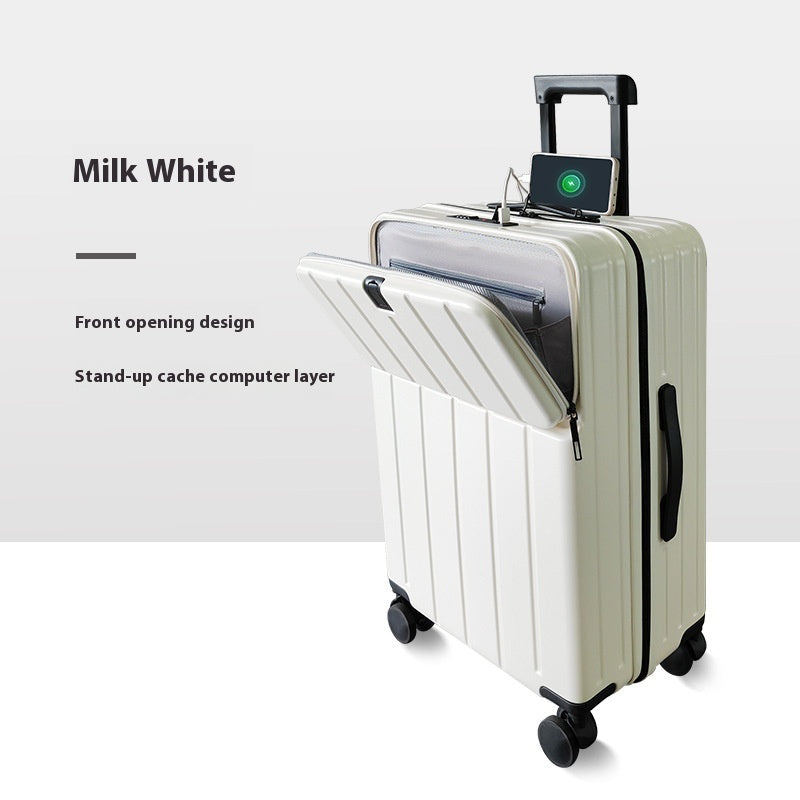 ABS+PC Hard Shell Carry-On Suitcase with Spinner Wheels