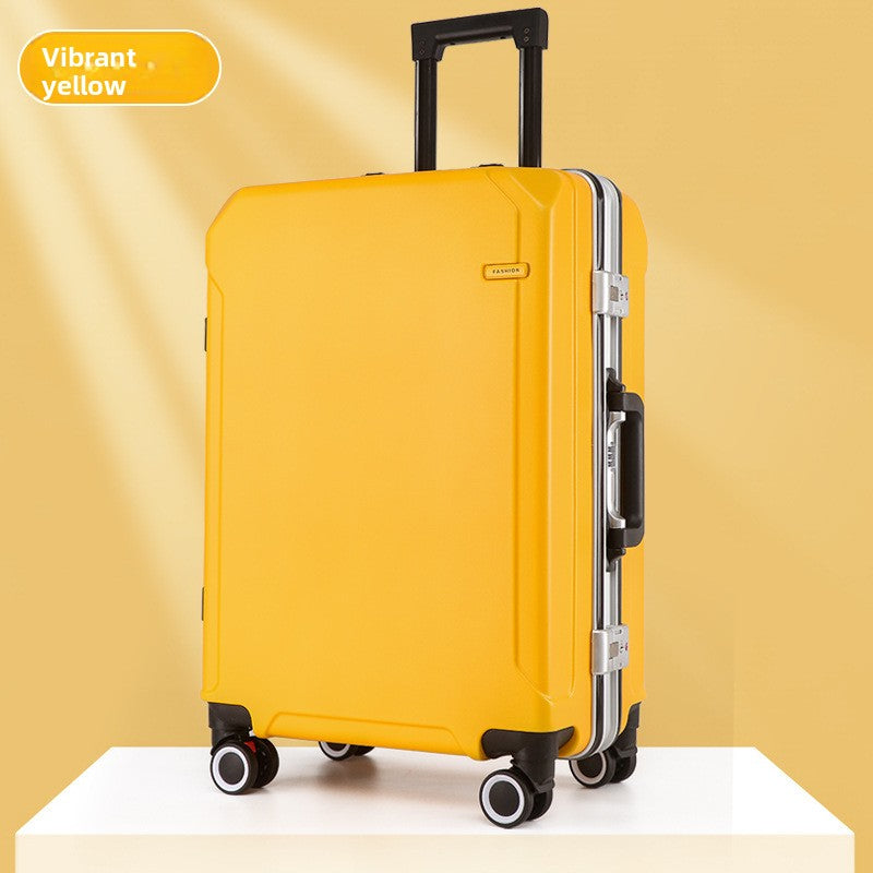 Elite Smart Travel Suitcase – Aluminum Frame, USB Charging, Detachable 360° Wheels