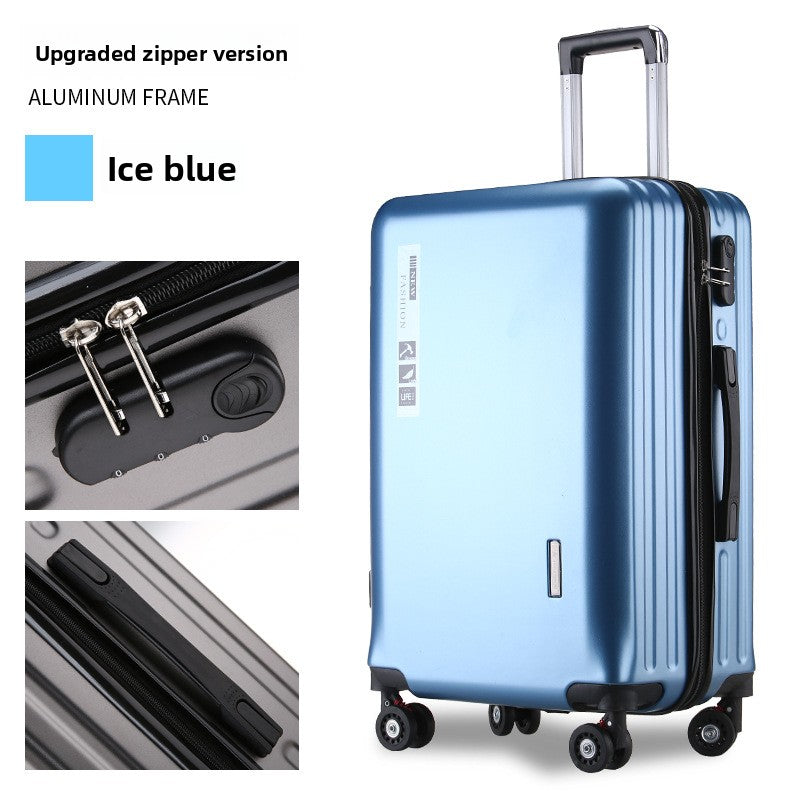 20-Inch Aluminum Frame Carry-On Luggage with USB Charging Port & Spinner Wheels