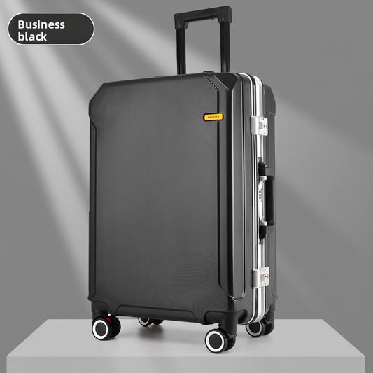 Elite Smart Travel Suitcase – Aluminum Frame, USB Charging, Detachable 360° Wheels