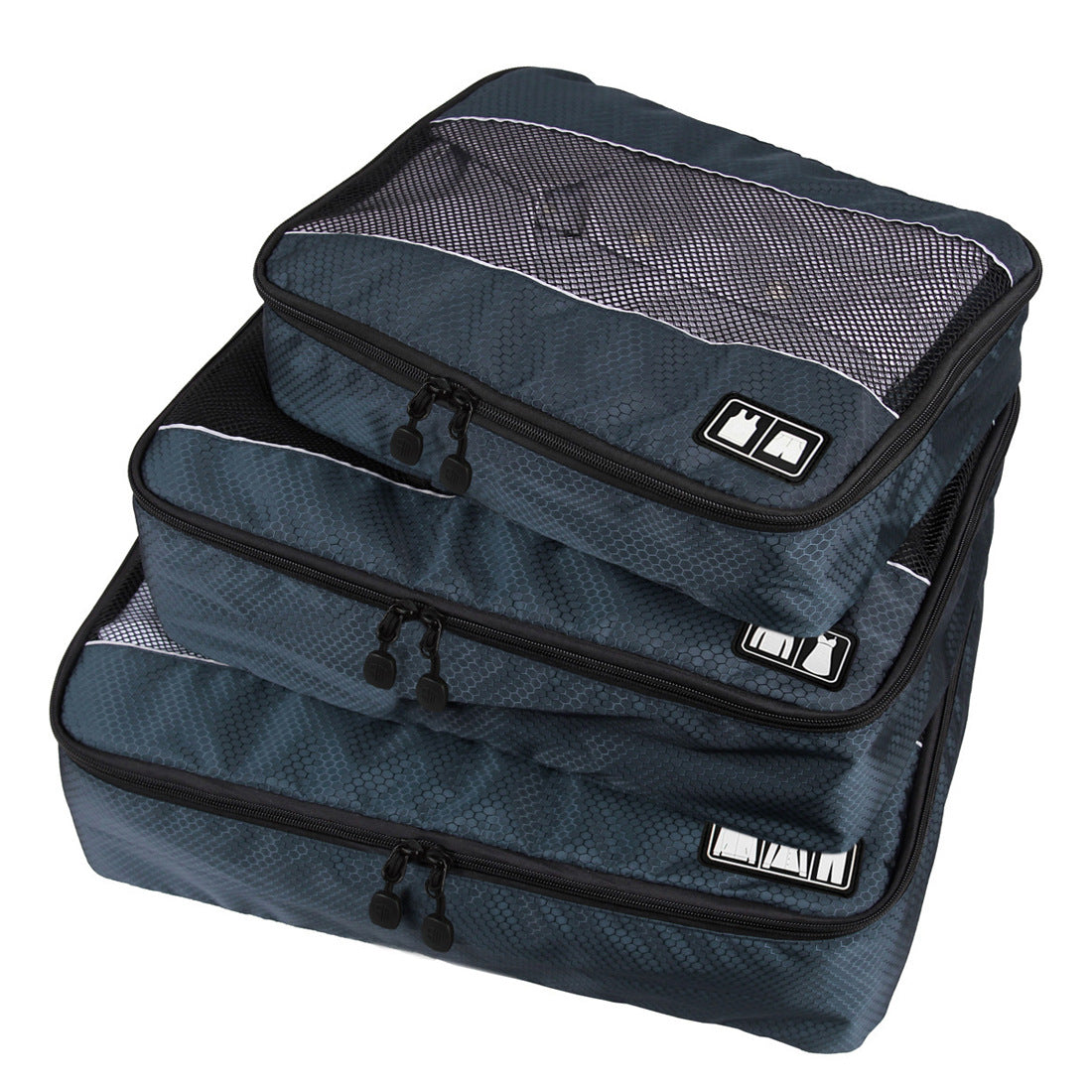 3-Piece Travel Packing Cubes – Luggage Organizer Set