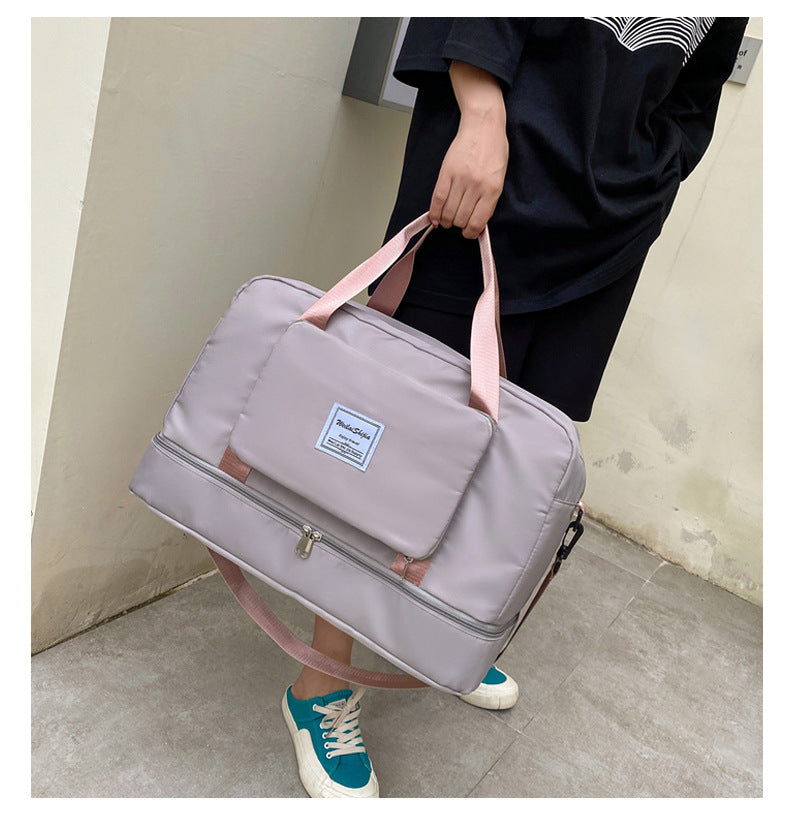 Foldable Travel Trolley Duffle (20–35L)