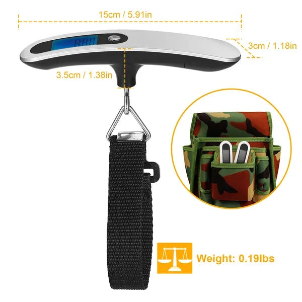 Digital Luggage Scale – 110lb/50kg Portable Travel Scale